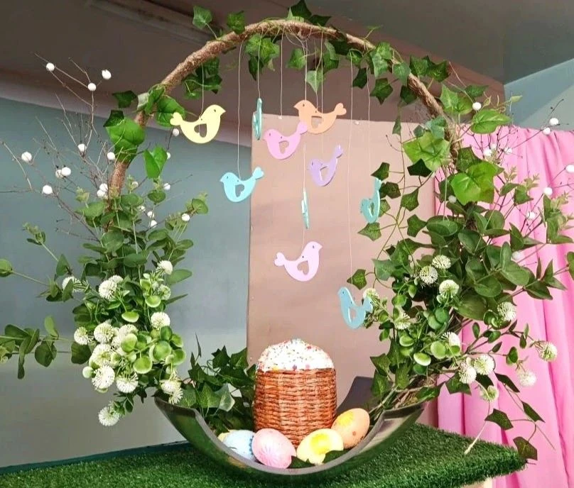 В энергодарском Дворце культуры «Современник» открылась выставка декоративно-прикладного искусства "Пасхальный свет и радость" В энергодарском Дворце культуры «Современник» открылась выставка декоративно-прикладного искусства "Пасхальный свет и радость"