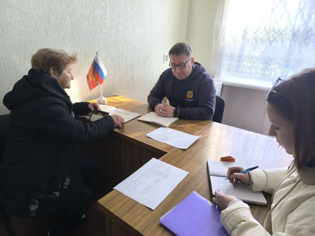 Александр Трудоношин: Провожу прием граждан в селе Черноземное Александр Трудоношин: Провожу прием граждан в селе Черноземное