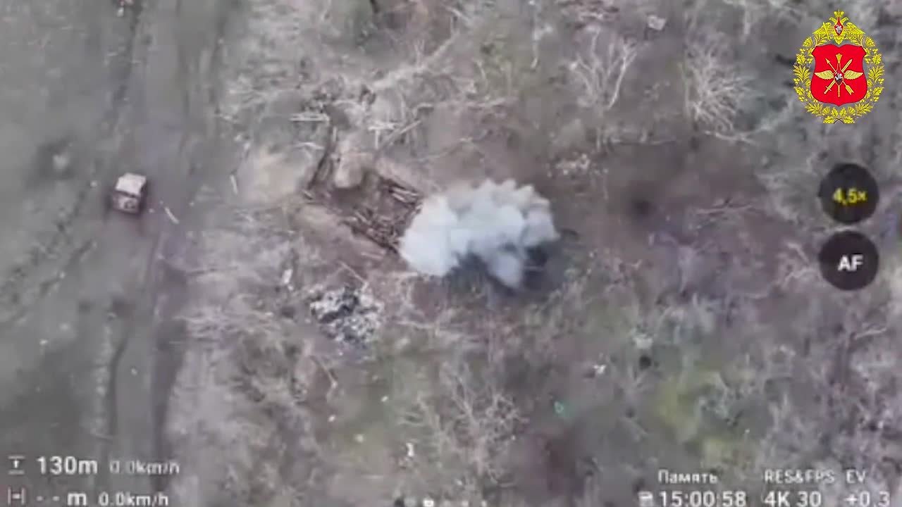 Минобороны России: Точные удары подразделений войск беспилотных систем