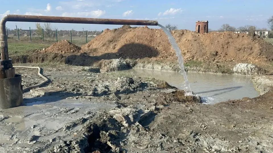 Пензенцы приступили к новому этапу ремонта второй артезианской скважины в Токмаке