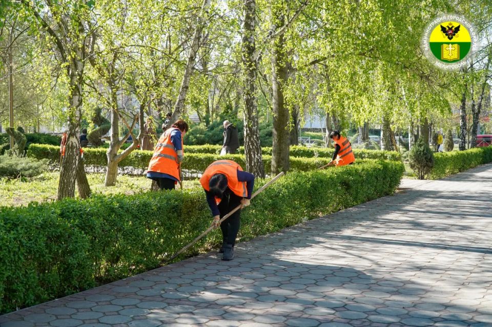 Администрация городского округа Мелитополь продолжает благоустройство общественных территорий