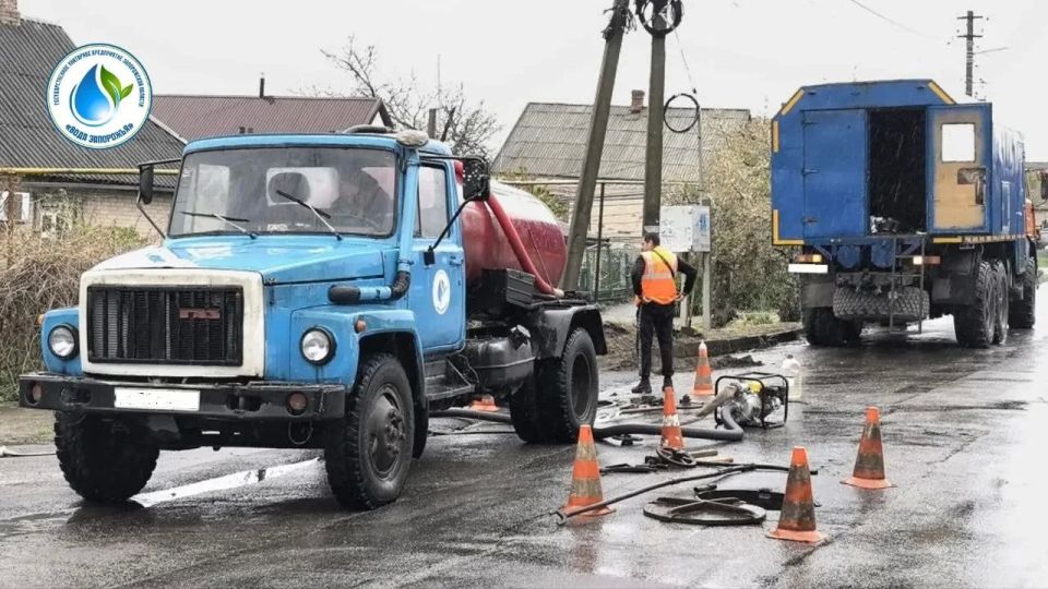 Подача воды в Мелитополе будет полностью восстановлена в течение нескольких часов