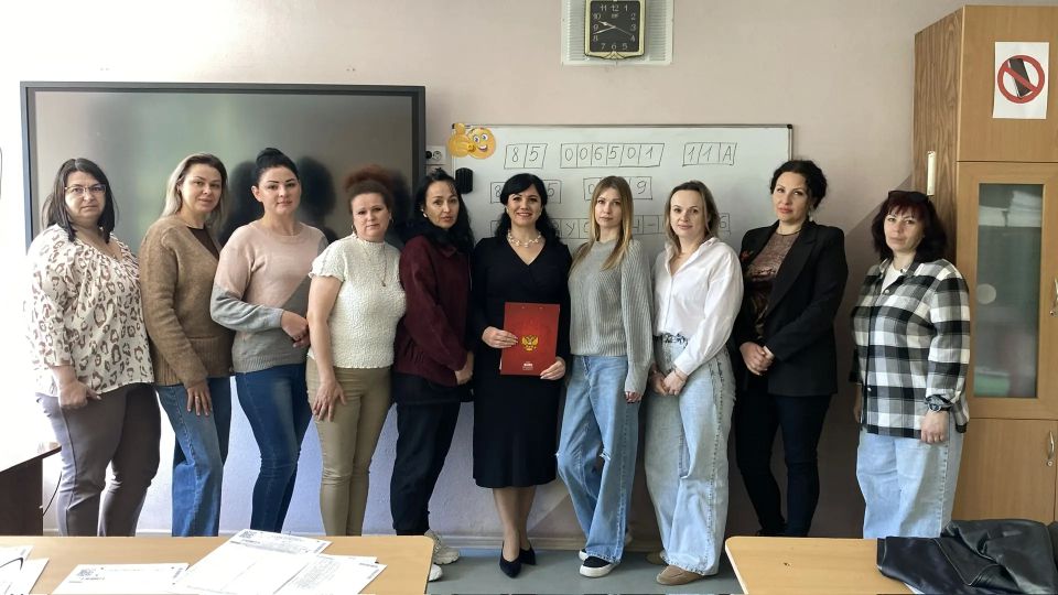 В школе №1 города Мелитополь прошла всероссийская акция «Сдаем вместе В школе №1 города Мелитополь прошла всероссийская акция «Сдаем вместе