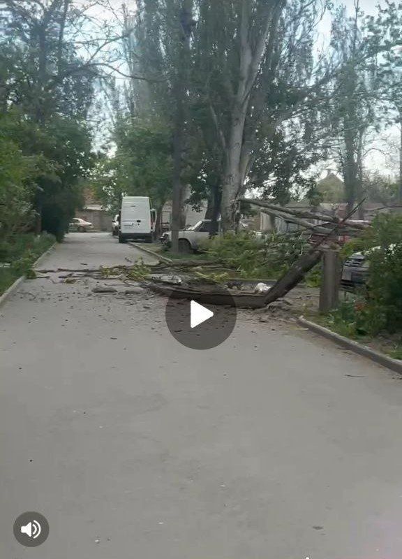 Последствия вчерашней бури в Запорожской области Последствия вчерашней бури в Запорожской области