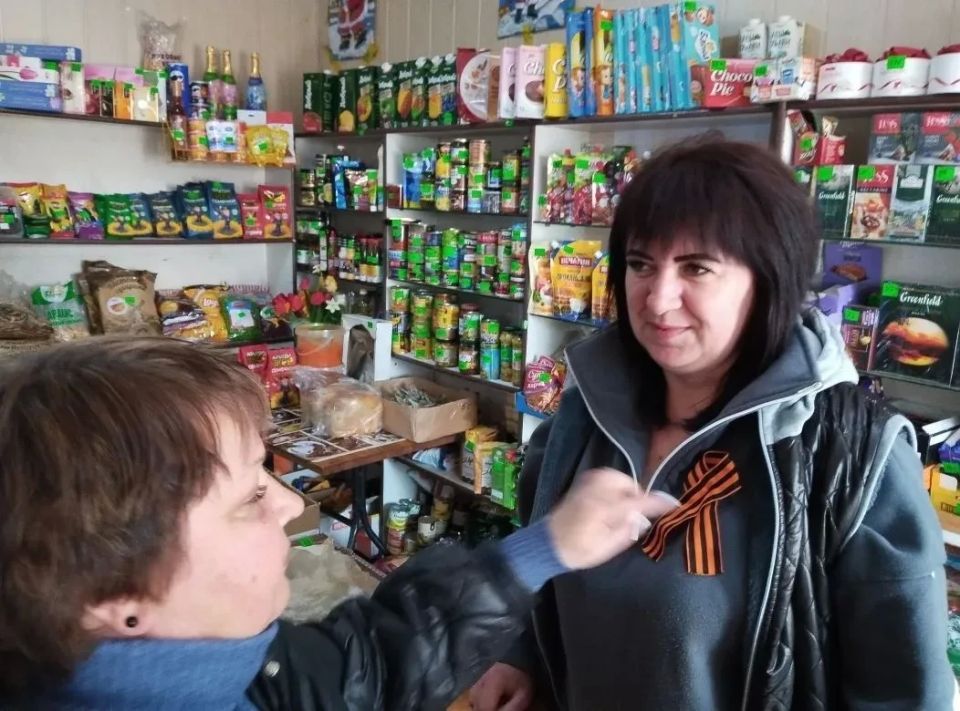 Георгиевская ленточка украсила Елизаветовку! Георгиевская ленточка украсила Елизаветовку!