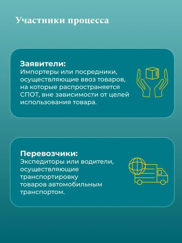 Национальная система подтверждения ожидания товаров (СПОТ) Национальная система подтверждения ожидания товаров (СПОТ)