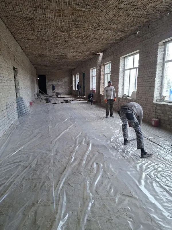 В Таврийском продолжается восстановление Дома культуры В Таврийском продолжается восстановление Дома культуры