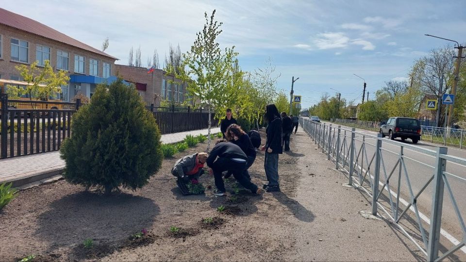 В Кирилловском сельском поселении провели работы по озеленению В Кирилловском сельском поселении провели работы по озеленению