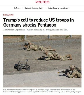 �������� ��������� ���������� ������ � ������ ����� �� ��������, � Politico