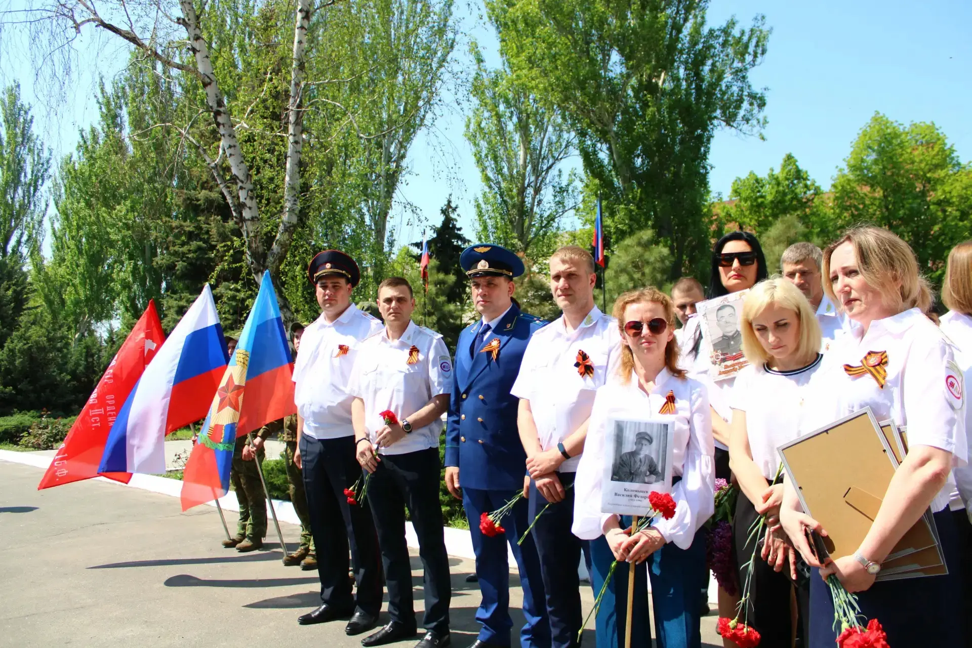 В связи с празднованием 81-й годовщины Победы в Великой Отечественной войне работники транспортных прокуратур воссоединенных регионов провели патриотические мероприятия В связи с празднованием 81-й годовщины Победы в Великой Отечественной войне работники транспортных прокуратур воссоединенных регионов провели патриотические мероприятия