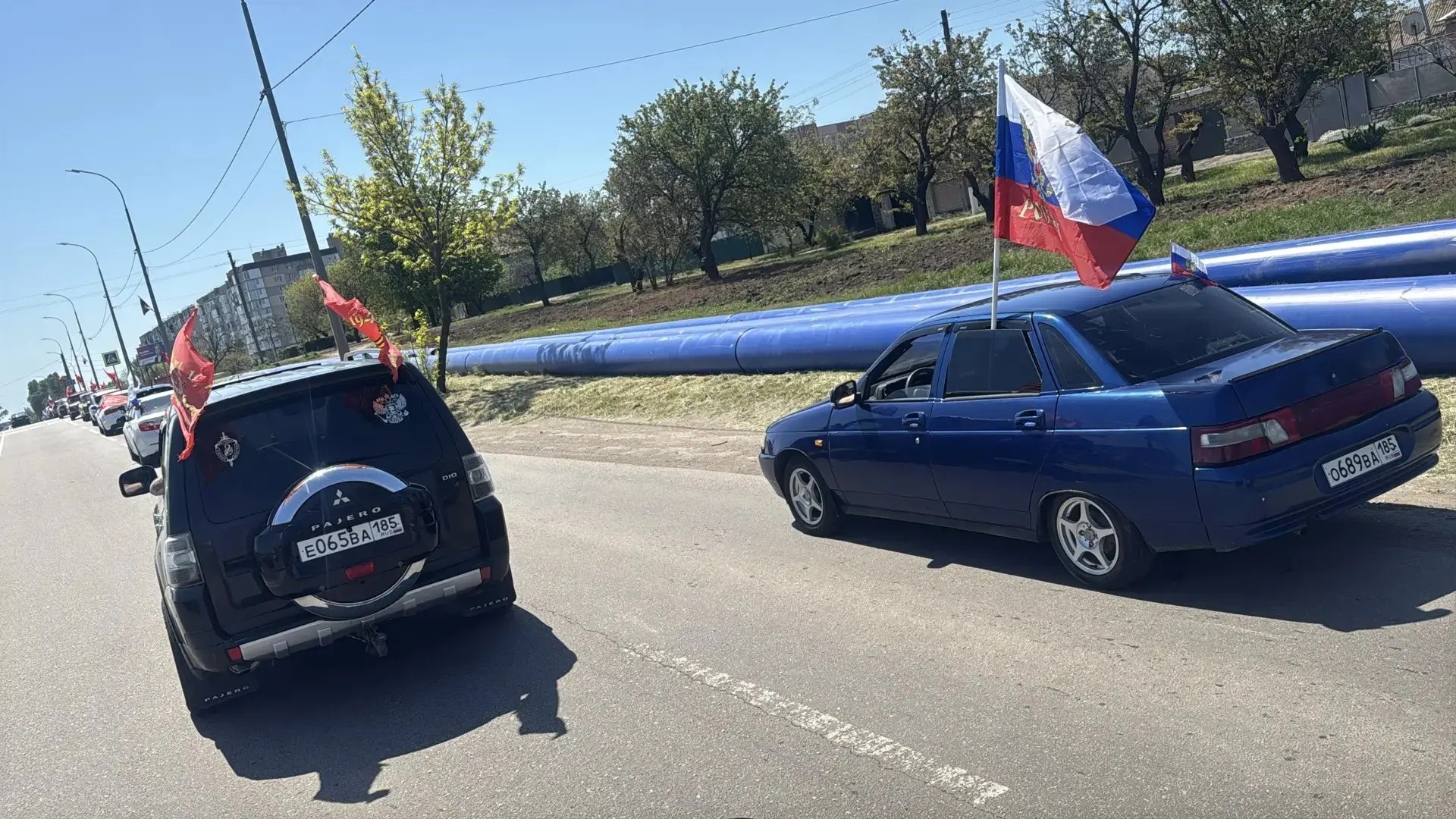 В Бердянске в честь Дня Победы прошёл автопробег В Бердянске в честь Дня Победы прошёл автопробег