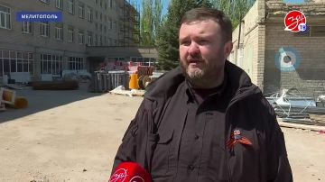 Продолжается ремонт второго корпуса мелитопольской школы №15