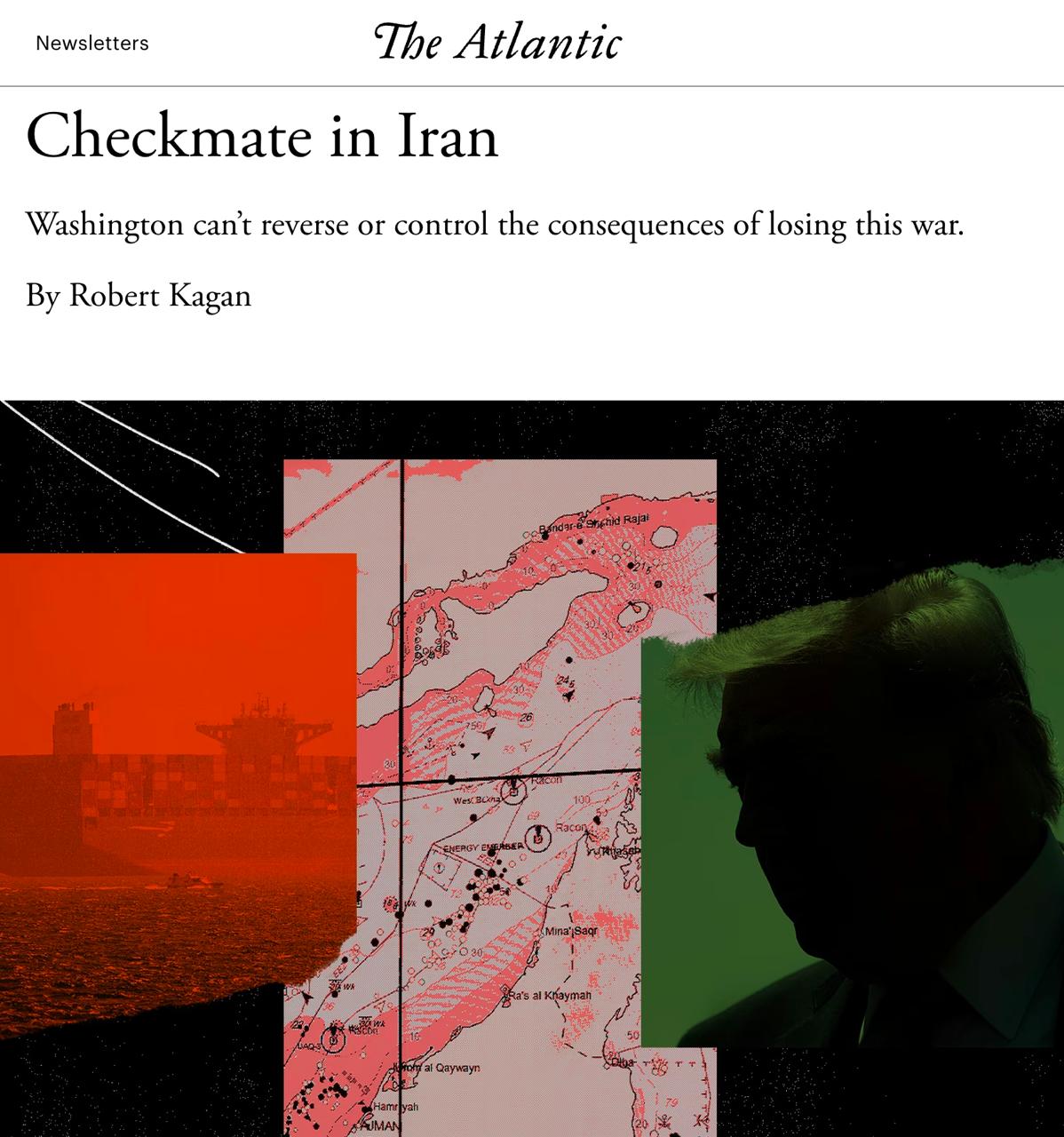 Война в Иране — крупнейшее стратегическое поражение США, — The Atlantic
