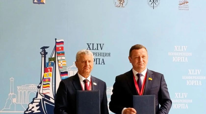 Парламент Запорожской области подписал соглашение с коллегами из Адыгеи и Калмыкии