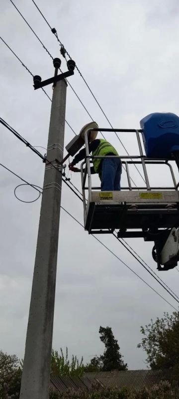 Замена ламп уличного освещения в селе Новопетровка Замена ламп уличного освещения в селе Новопетровка