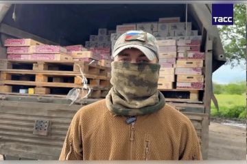 Дроны и продукты получили бойцы ВС РФ на Запорожье от армянской общины