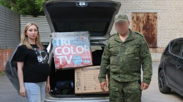 Военной комендатуре Запорожской области передали помпу и спутниковую тарелку при поддержке партии