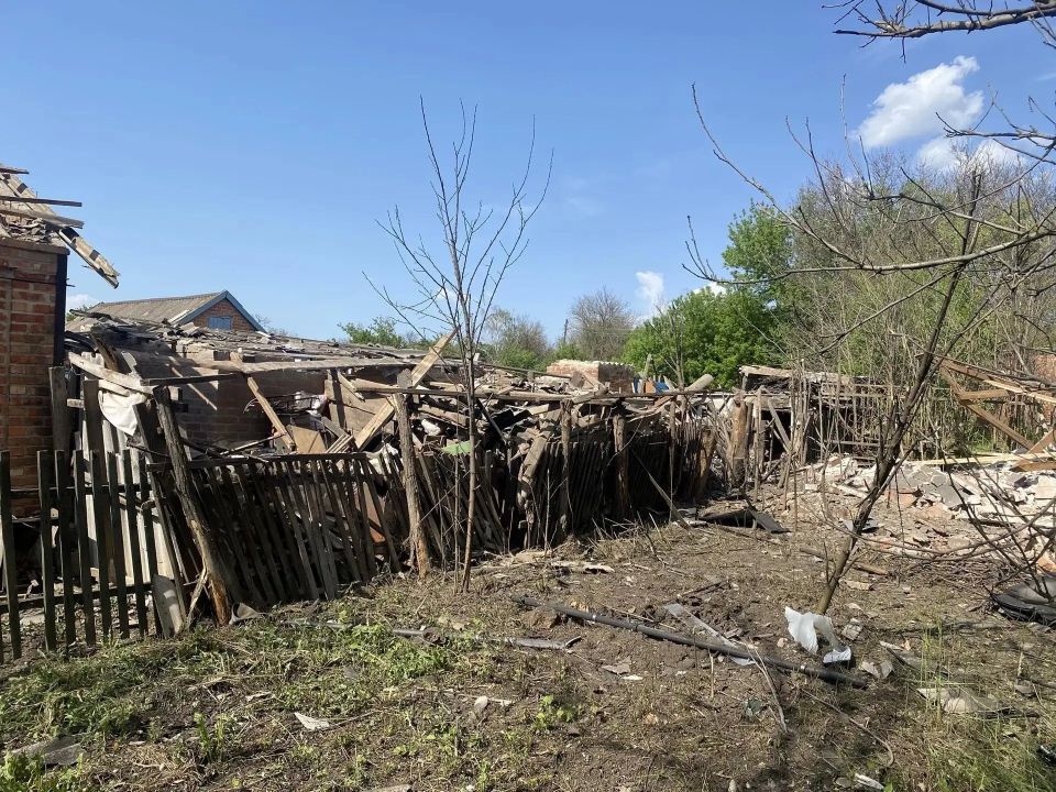Последствия ударов ВСУ по Новоукраинке Куйбышевского МО Последствия ударов ВСУ по Новоукраинке Куйбышевского МО