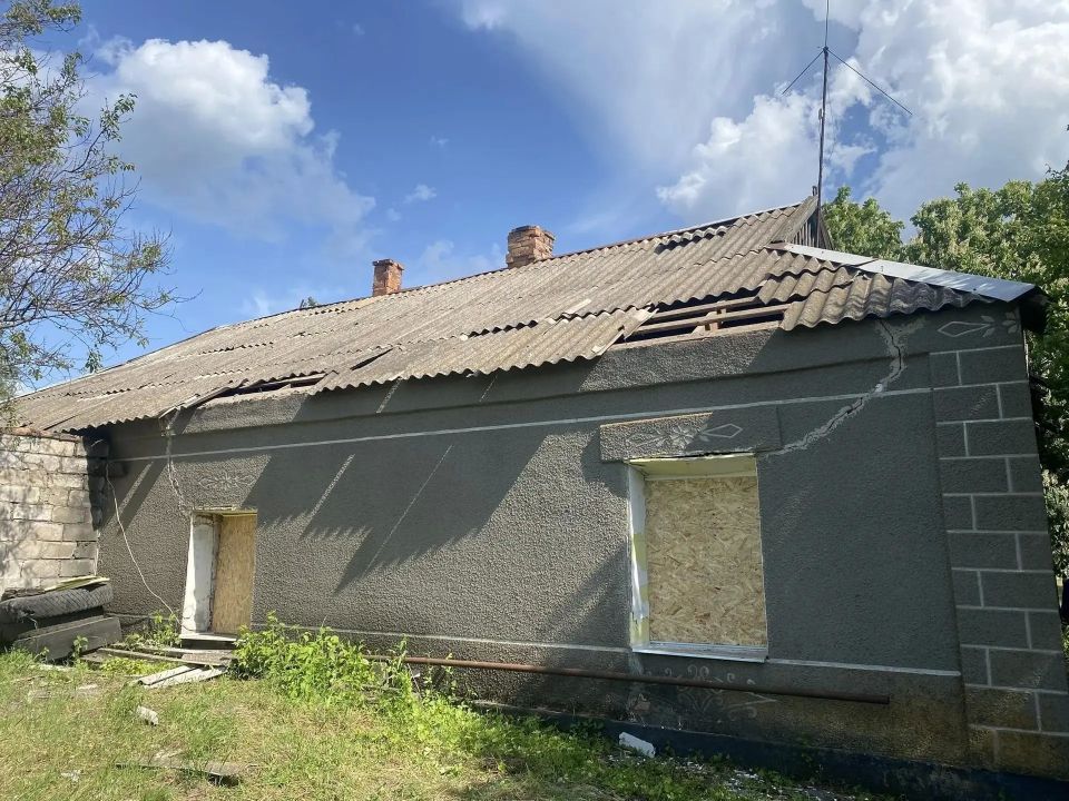 Последствия ударов ВСУ по Новоукраинке Куйбышевского МО Последствия ударов ВСУ по Новоукраинке Куйбышевского МО