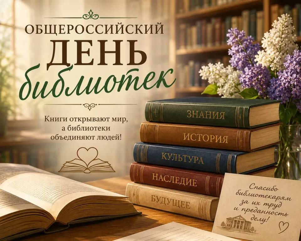 27 мая — Общероссийский день библиотек