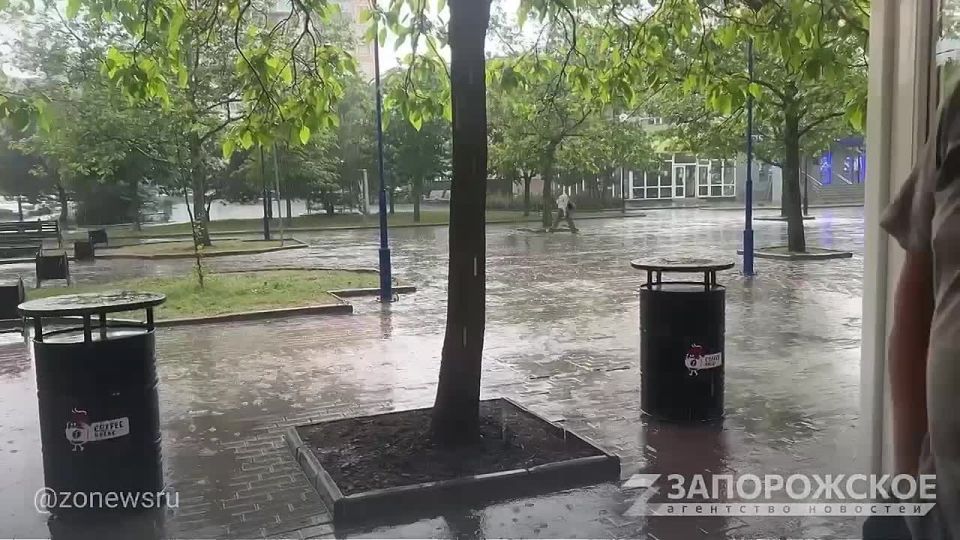 Пятница, вечер, дождь. Отстукивает дробью по тротуарам Бердянска