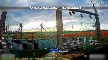 Поражение оптоволоконными FPV-дронами "КВН" двух силовых трансформаторов подстанции "Конка" 35 кВ в Запорожской области