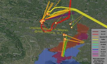 Анализ ночных ракетных ударов от иностранных мониторинговых каналов