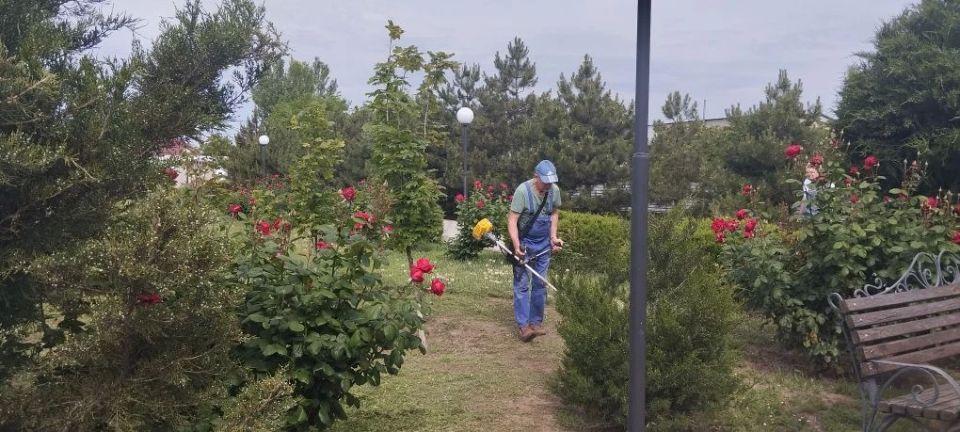 08.06.2026 Сотрудники Кирилловского Дома культуры проводят работы по благоустройству прилегающей территории 08.06.2026 Сотрудники Кирилловского Дома культуры проводят работы по благоустройству прилегающей территории