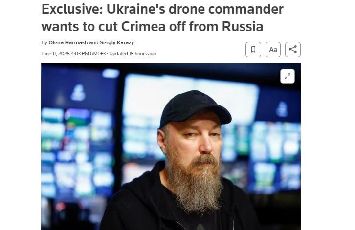 Командующий украинскими БПЛА Мадьяр планирует изолировать Крым с помощью дронов — Reuters