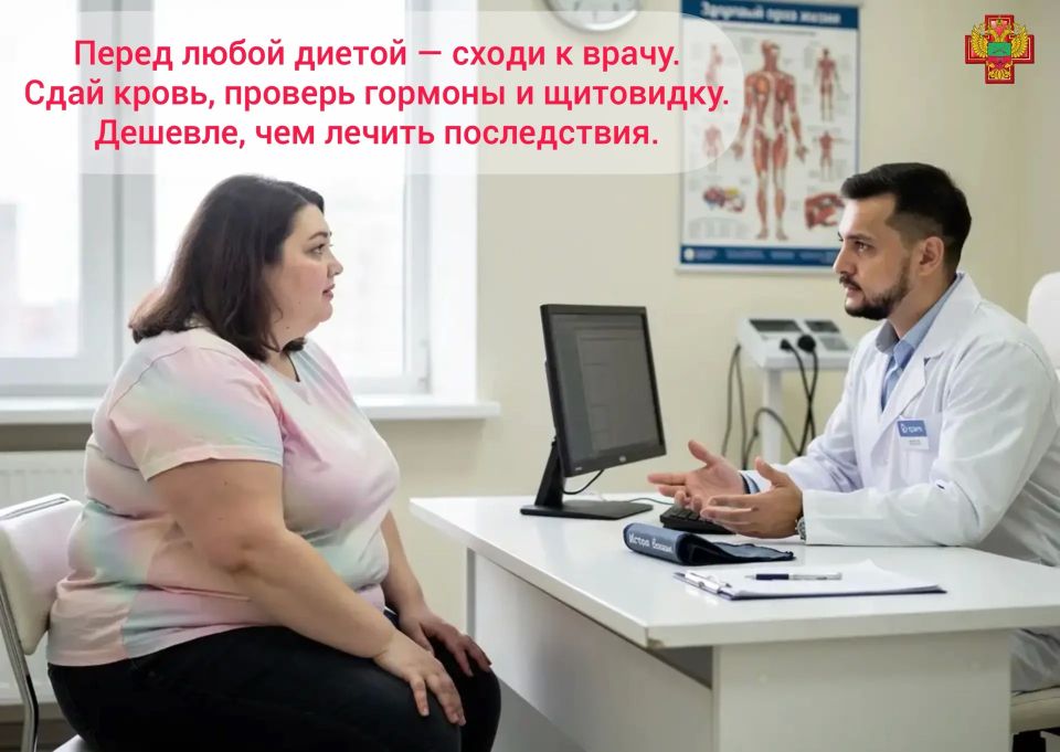 Прежде чем сесть на диету - сходи к врачу Прежде чем сесть на диету - сходи к врачу