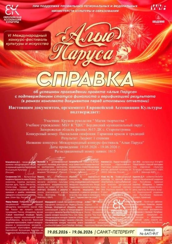 Юные мастера — Лауреаты I степени! Юные мастера — Лауреаты I степени!