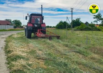 Работы по благоустройству в городском округе Мелитополь продолжаются