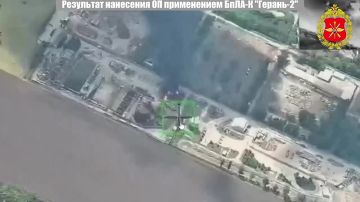 Расчеты БПЛА «Герань-2» и «Герань-2 сикер» нанесли серию ударов по хранилищу ГСМ