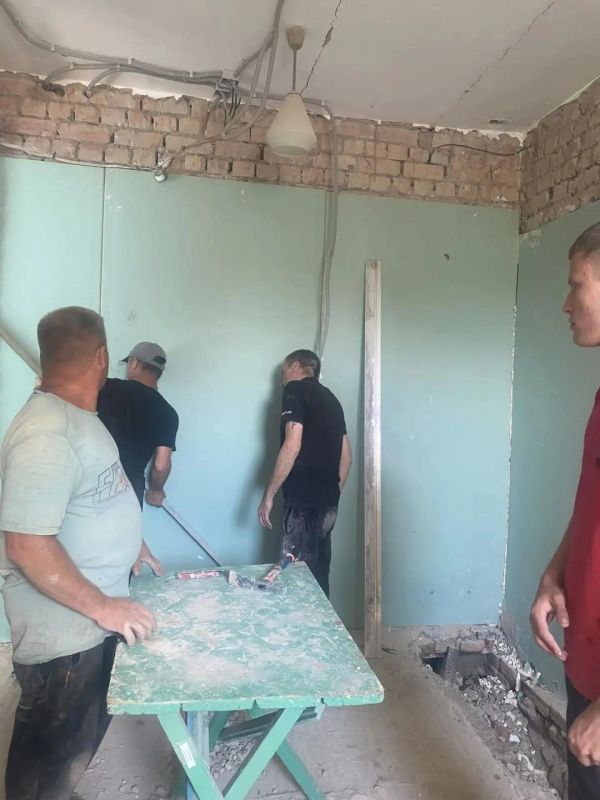 В Новониколаевке шефы приступили к модернизации систем жизнеобеспечения Дома культуры