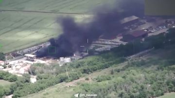 «Герани» разнесли топливное хранилище в подконтрольной Киеву части Запорожской области