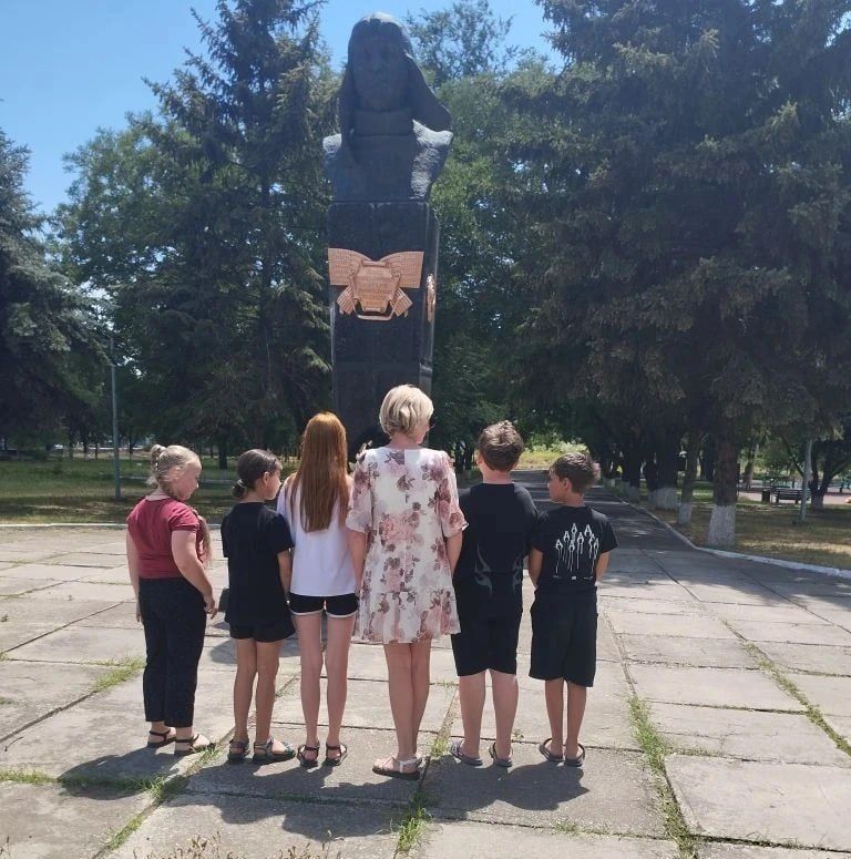 Урок истории для юных жителей села Осипенко