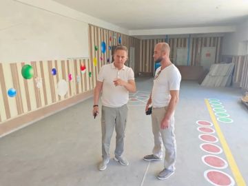 Посетил наши строительные площадки в Пологовском и Токмакском муниципальных округах