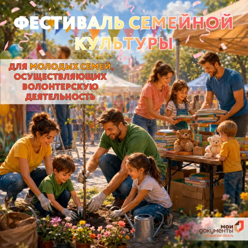 Фестиваль семейной культуры для молодых семей, осуществляющих волонтерскую деятельность