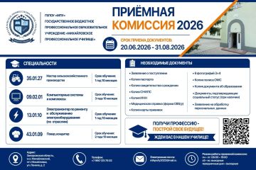 Михайловское профессиональное училище набирает студентов на первый курс!!!
