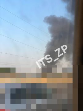 В Запорожье два больших пожара после прилета