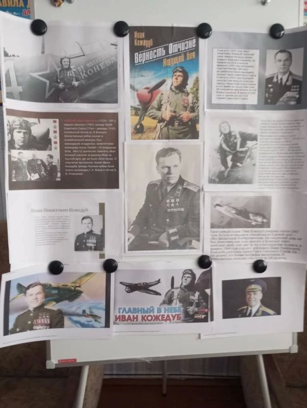 В библиотеке с. Николаевка прошёл информационный час памяти Ивана Кожедуба В библиотеке с. Николаевка прошёл информационный час памяти Ивана Кожедуба