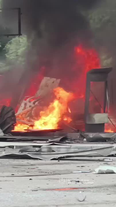 Российские силы нанесли удар по заправке «ОККО» в Запорожье, — сообщают местные СМИ