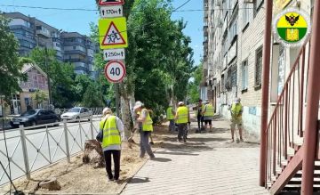 В Мелитополе продолжают благоустраивать улицы