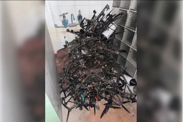 Мэр Энергодара показал целую гору сбитых за ночь "птичек" ВСУ
