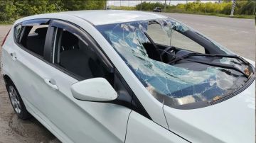 Отец и сын пострадали при атаке дрона ВСУ на машину в Запорожской области