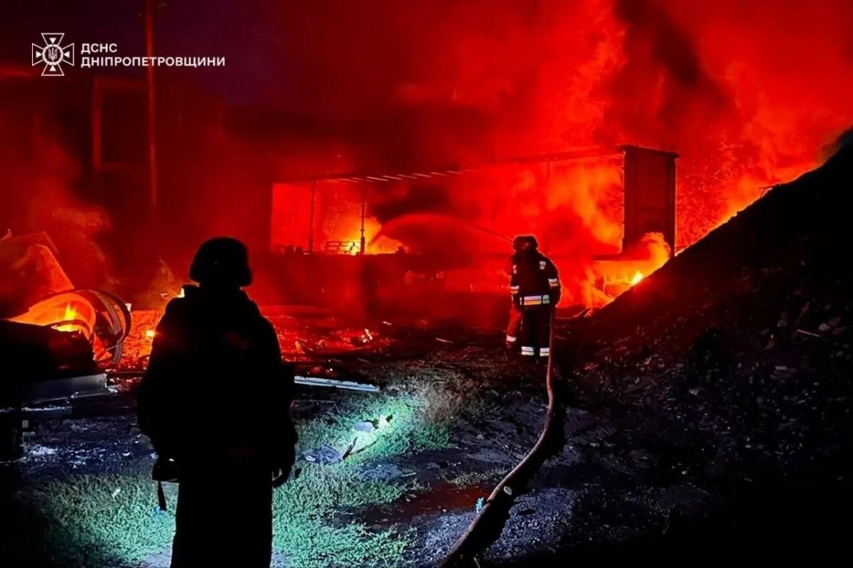 Днепропетровская область ночью тоже принимала входящие Днепропетровская область ночью тоже принимала входящие