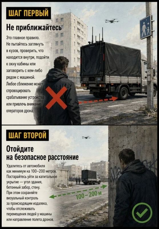 АЛГОРИТМ ДЕЙСТВИЙ ПРИ ОБНАРУЖЕНИИ "ПОДОЗРИТЕЛЬНОГО" ГРУЗОВИКА АЛГОРИТМ ДЕЙСТВИЙ ПРИ ОБНАРУЖЕНИИ "ПОДОЗРИТЕЛЬНОГО" ГРУЗОВИКА