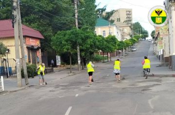 В Мелитополе продолжается благоустройство улиц