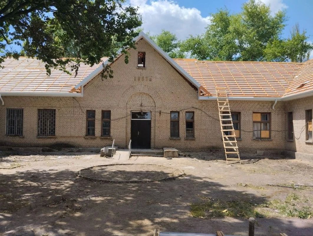 Дагестанские специалисты восстанавливают Центральную больницу в пгт Михайловка