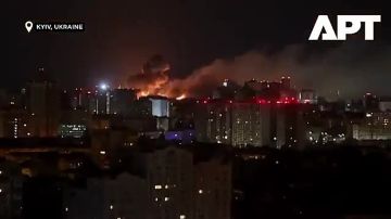 В Киеве открылся портал в ад. ВС РФ ночью нанесли массированный удар баллистикой по городу